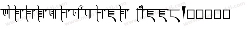 ZiYuWenKeTi 2ttf字体转换